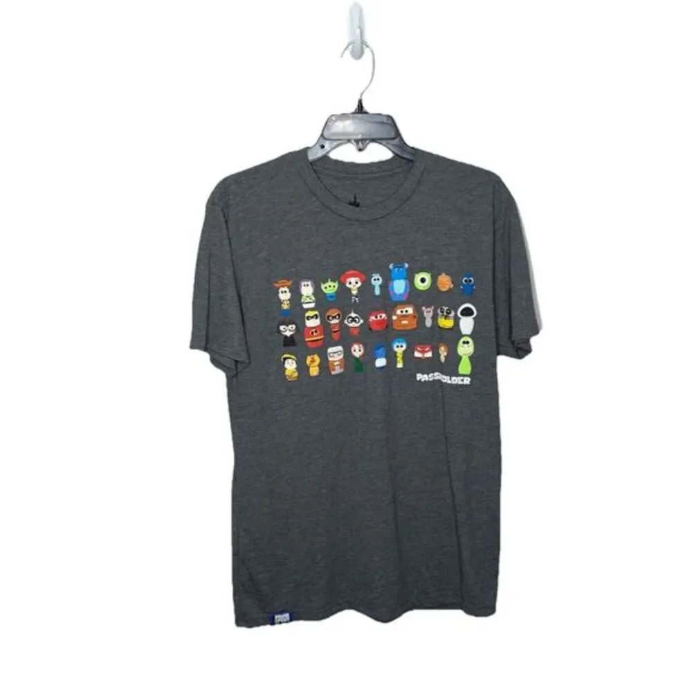 Disneyland Disney Gray Annual Passholder Pixar Fest Exclusive T Shirt Medium